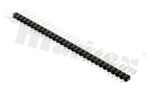 Pin Header; pitch 2.54mm; 1x30 pins; assembly: THT; male; straight; single row