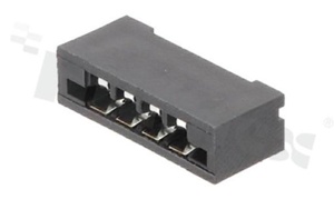 Złącze Non-ZIF do PCB; w rastrze 2.54mm; 4-stykowe; montaż: THT; pionowe