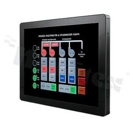 Komputer panelowy; 12.1"; 4:3; dotyk: pojemnościowy; Intel Celeron J1900 4-Core; RAM: do 8GB; COM; 2xUSB; 2xLAN; HDMI; mPCIe; Drive Bay; CompactFlash; temp.pracy: 0+40C; zasilanie: zasilacz