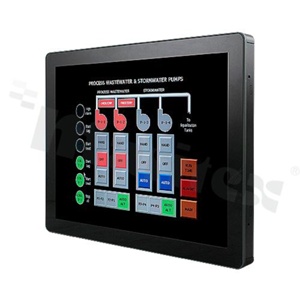 Komputer panelowy; 12.1"; 4:3; dotyk: pojemnościowy; Intel Celeron J1900 4-Core; RAM: do 8GB; COM; 2xUSB; 2xLAN; HDMI; mPCIe; Drive Bay; CompactFlash; temp.pracy: 0+40C; zasilanie: zasilacz