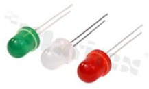 Dioda LED sygnalizacyjna; THT; 8mm; żółty; 592nm; 40mcd/20mA; 1.8-2.4V; dyfuzyjna; 30 stopni