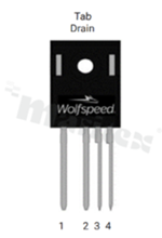 Transistor N-MOSFET SiC; unipolar; 1200V; 47mOhmTHT; TO-247-4