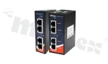 Przemysłowy injector PoE++ Gigabit; 2 wejścia 10/100/1000Base-T(X) RJ45; 2 wyjścia 10/100/1000Base-T(X) RJ45 PoE++ IEEE 802.3at/802.3af; 90W/port; temp. pracy: -20+70 st.C; zasilanie 50...57VDC; montaż na szynie DIN