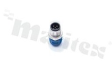 Terminator male(5pins), metal thread, 4A, IP68, UL