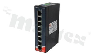 Switch przemysłowy PoE; niezarządzalny; 8 portów 10/100Base-T(X) RJ45 PoE; temp. pracy: -40+70 st.C; zasilanie redundantne 24...36VDC; montaż na szynie DIN; gwarancja 3 miesiące; WYPRZEDAŻ