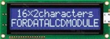 Display LCM; LCD character; 16x2 chars; STN blue negative; with white LED backlight; view 6:00; additional font Cyrilica