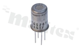 MOS-type propane, butane gas sensor; range: 1-25%LEL; supply: 5V; power: 280mW; filter built-in