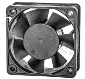 Fan; DC; 12.0VDC; 60x60x25mm; 0.61m3/min; 34.0dB.