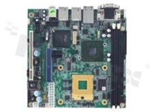 Socket M IntelCore2 Duo Mini ITX SBC with Intel 945GME + ICH7M/-DHChipset; DVI-I/LVDS; 4COM and Firewire; 8 USB 2.0; 2 IEEE 1394a;