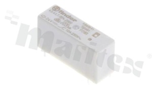 Przekaźnik elektromagnetyczny; prąd znamionowy 10A; napięcie cewki 24VDC; pojedynczy styk przełączny (1C); moc cewki 250 mW; 10A/30VDC; 10A/250VAC