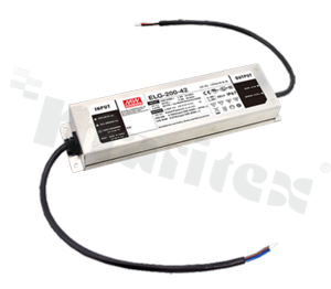 Zasilacz impulsowy; LED; 200W; 24V; 8.4A; 100-305VAC; 180-295VAC; 255-417VDC; IP67/IP65