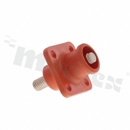 Connector power heavy duty power; SurLok Plus; socket; 5.7mm; orange