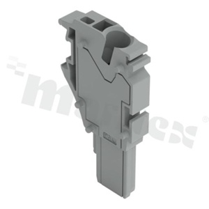 Moduł wkońcowy; jednoprzewodowy; gniazdo; raster 5,2mm;1 zaciskowy;0.25-4.0mm2(22-12 AWG); 600V/20A