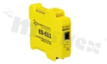 Przemysłowy serwer portu szeregowego; konwerter RS-232/422/485 do Ethernet; temp. pracy: -30+80 st.C; zasilanie 5...30VDC; montaż na szynie DIN