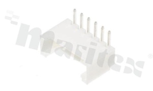 Złącze Kablowe do PCB; w rastrze 2.00mm; 6-stykowe; montaż THT; męskie; poziome; 125V/2A