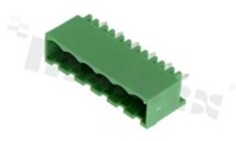 Listwa zaciskowa rozłączalna; w rastrze 5.00mm; 6-torowa; męska; pionowa; zabudowana; UL 300V/8A; TUV:250V/7A