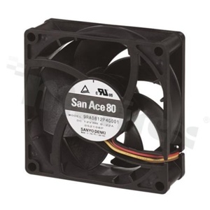Fan; DC; 24VDC; 80x80x25mm; 1.4m3/min; 37.0dB.