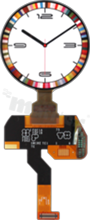 Display LGM AMOLED; LCD graphic; 1.3" round; 360xRGBx360; 30 pins; MIPI interface; 32.94 mm active area