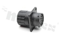 Standard Connector circular; RCP SQ FL 10 pins; SZ 12 SCKT SEAL