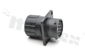 Standard Connector circular; RCP SQ FL 10 pins; SZ 12 SCKT SEAL
