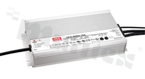Power Supply; LED; 600W; 24V; 25A; 90-305VAC; 127-431VDC; IP65