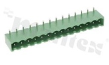 Listwa zaciskowa rozłączalna; w rastrze 5.08mm; 14-torowa; męska; kątowa; zabudowana; UL 300V/8A; TUV:250V/7A