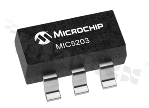 Regulatory napięcia LDO; MICROCHIP; MIC5203-5.0YM5-TR; 5 V; 1; 80 mA; 300 mV