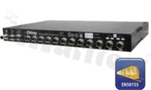 Switch przemysłowy kolejowy PoE; Gigabit; zarządzalny; norma kolejowa EN50155; 8 portów 10/100/1000Base-T(X) PoE; 4 porty 10/100/1000Base-T(X); 2x Bypass; złącza M12 X-coded; temp. pracy: -40+75 st.C; zasilanie redundantne 72...110VDC; RACK