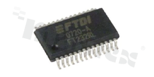 Integrated Circuit Interface USB-UART; RS-232; 12Mbs; 3.3-5.25V; -40+85 deg.C; SMD; SSOP28