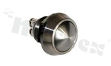 Push button switch; monostable; 12mm; screw terminals; stainless steel; IP65