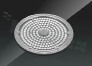 Soczewka do diod LED mid power; kąt rozsyłu: 60 stopni FWHM; ilość diod: 1; rozmiar: okrąg 173mm; wysokość: 7.5mm; rodzaj materiału: PC; sposób mocowania: śruby