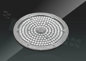 Lens for LED mid power; angle: 60 degrees ; Number of LEDs: 1; Dimensions: round 173mm; Height: 7.5mm; material: PC; Fastening: screw