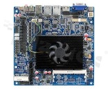 Industrial Mini ITX Motherboard; Intel Atom D2550 1.86 GHz; VGA; HDMI; LVDS; 2 LAN; 2 SATA II; 1 Mini PCI-e; 6 RS-232;8 USB; 8-bit GPIO; supply 12V