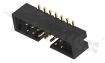 Złącze do PCB; w rastrze 2.00mm; 14-stykowe; montaż: SMD; męskie; proste