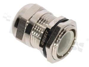 Cable gland P13.5; nickel-plated brass; PG13.5 5-9.0mm; with lock nut; for wrench 22