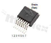 Tranzystor N-MOSFET SiC; unipolarny; 1200V; 47mOhm; -40+175 st.C; SMD; TO-263-7 XL