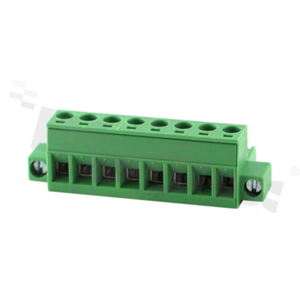 Listwa zaciskowa rozłączalna; w rastrze 5.08mm; 12-torowa; żeńska; na przewód 2.50mm2(28-12AWG); kierunek wtykania równoległy do osi przewodu; z zaczepem śrubowym; styki z fosforobrązu; mosiężna klatka przewodu; UL 300V/20A TUV:320V/20A