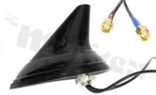Antena; combo; aktywna; shark; GNSS/GSM; 824-2170MHz; 2.0dBic/28.0dB/2.0dBi; VSWR<2.5; RHCP/liniowa; RG174; 3m; śrubowy; 97.1x68.6x76.9mm; czarny; IP65-IP66
