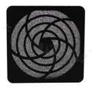 Fan guard; push-on; 80mm.