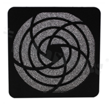 Fan guard; push-on; 80mm.