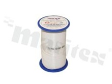 Przewód pojedynczy TLY/LIY; z wielodrutową miedzianą żyłą; biały; przekrój 0.12mm2; AWG 26; 300V; -40+105 st.C; 50m.