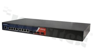 Industrial 12-port rack mount managed Gigabit PoE Ethernet switch with 8x10/100/1000Base-T(X) P.S.E. and 4x100/1000Base-X; SFP; operating temperature -40+75 deg.C; supply 100...240VAC; RACK