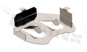 Battery holder; contact: steel