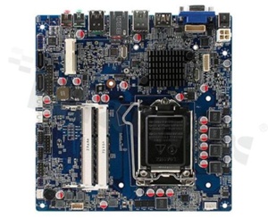 Przemysłowa płyta główna Mini ITX; Intel LGA1155 Socket SupportsCore i7/ i5/i3; Pentium/Celeron; VGA; LVDS; HDMI; Gigabit Ethernet; 2 SATA;  8 USB 2.0; 2COM