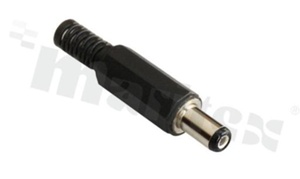 Wtyk DC; żeński; średnica wewnętrzna 2.5mm; średnica zewnętrzna 5.5mm