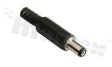 DC plug; female; inner diameter 2.5mm; outer diameter 5.5mm
