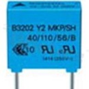 Kondensator polipropylenowy; 22nF; 1500V; 20%; p=15mm; 18.00x6.00mm;; -40+110st.C