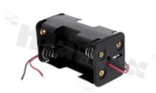 4xAA Battery holder; with 26AWG wire 15cm