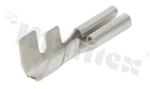 Flat connector; female; 2.8mm; 0.5mm; for wire AWG22-18(1.5-2.5mm2 wire); brass; unisolated