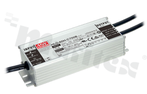 Zasilacz impulsowy; LED; z opcją ściemniania; 62.1W; 54V; 1.15A; 90-305VAC; 127-431VDC; IP65